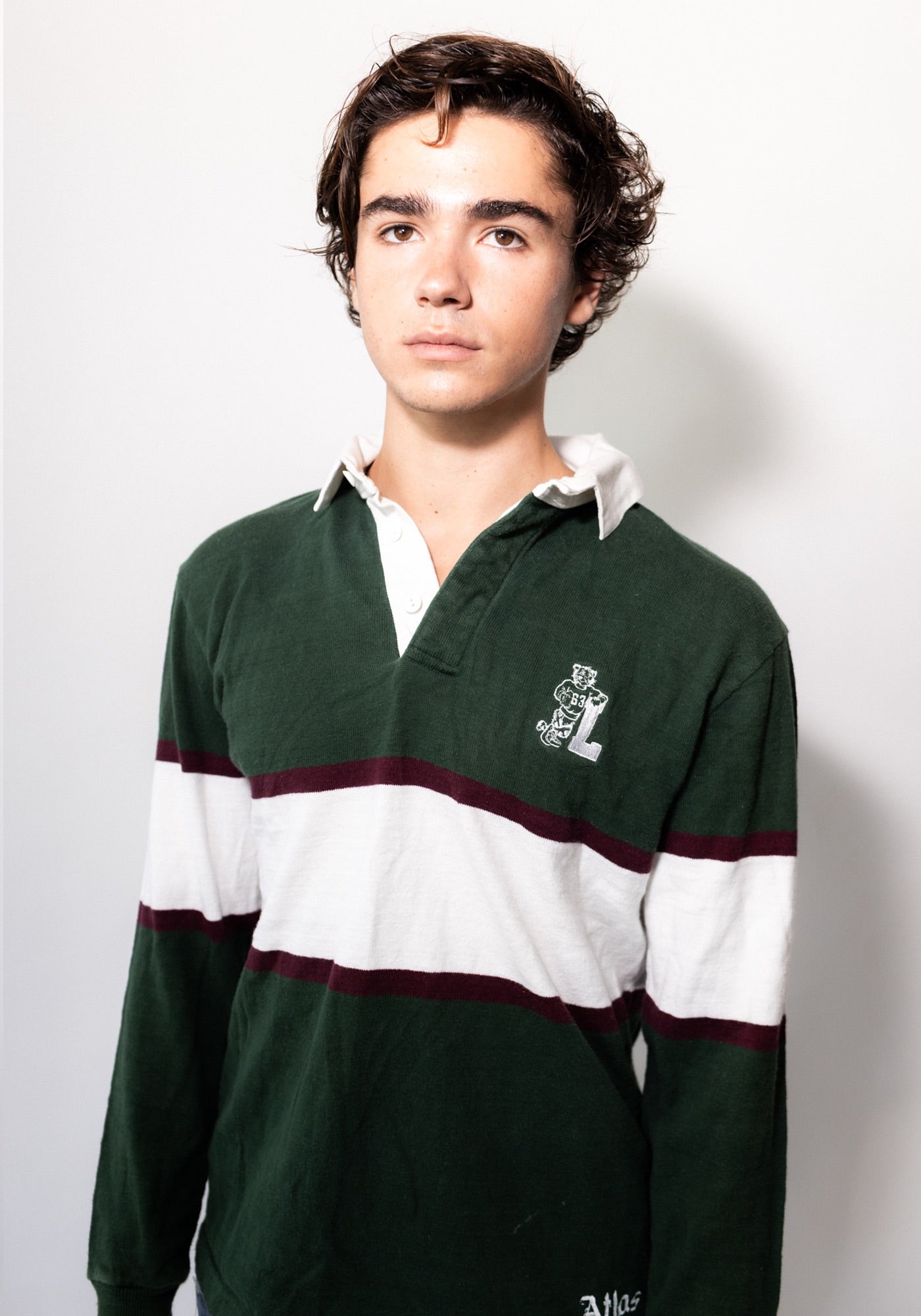 Green Striped #63 Rugby Shirt