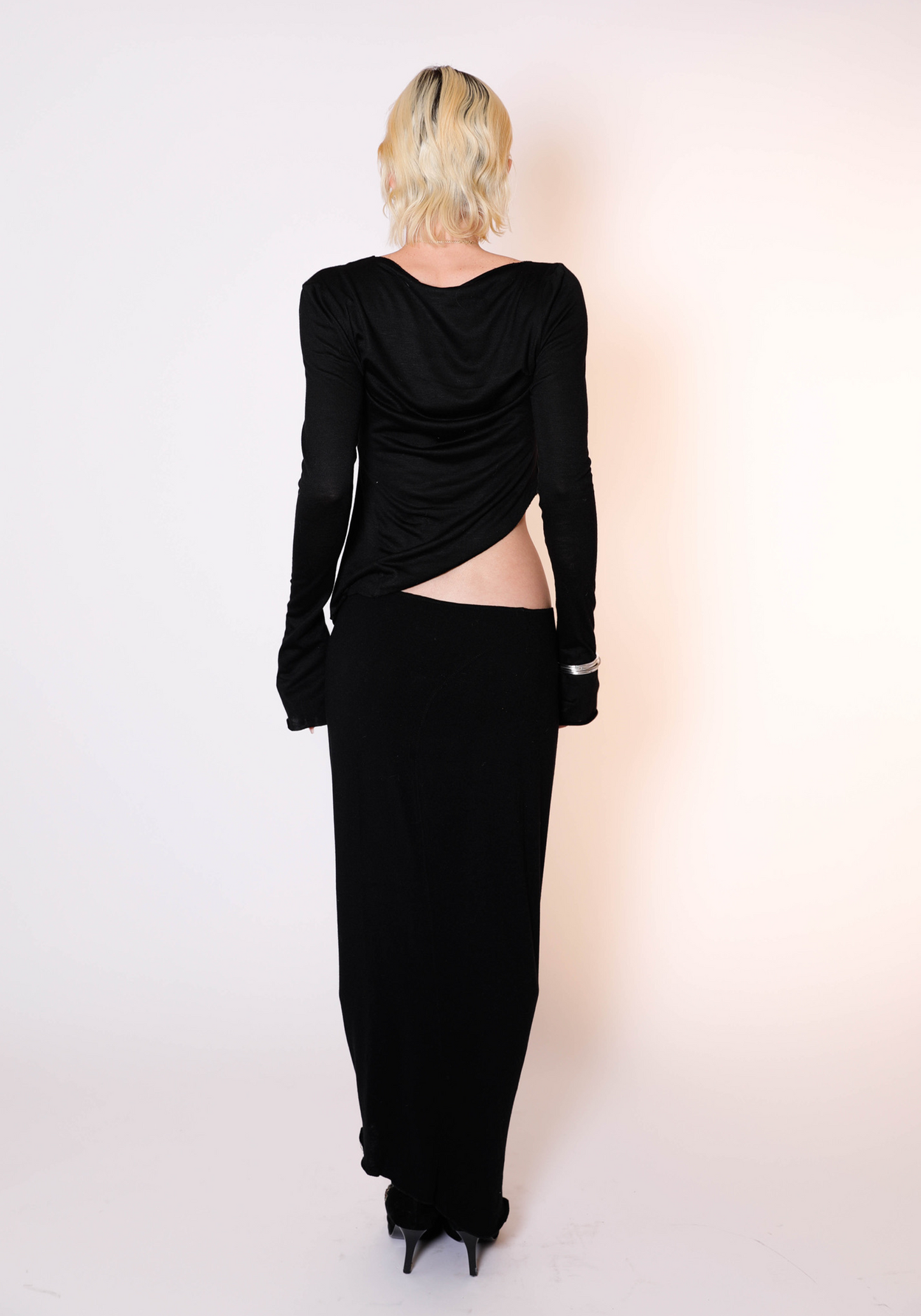 Demeter Maxi Skirt in Midnight