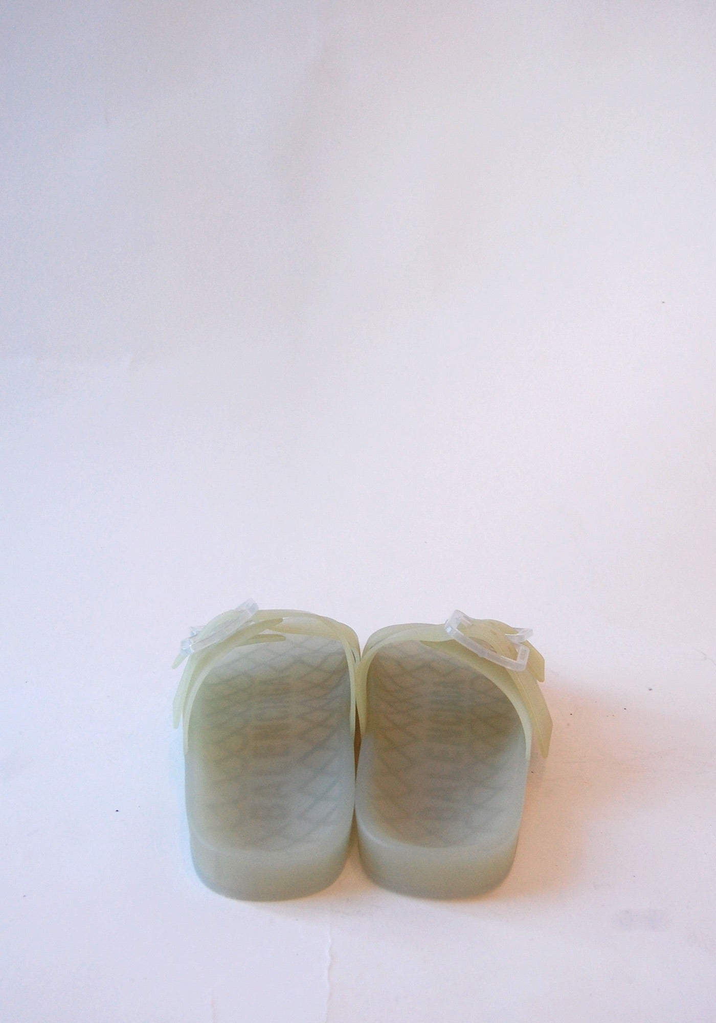 Balenciaga Translucent Rubber Sandals | Size: 40