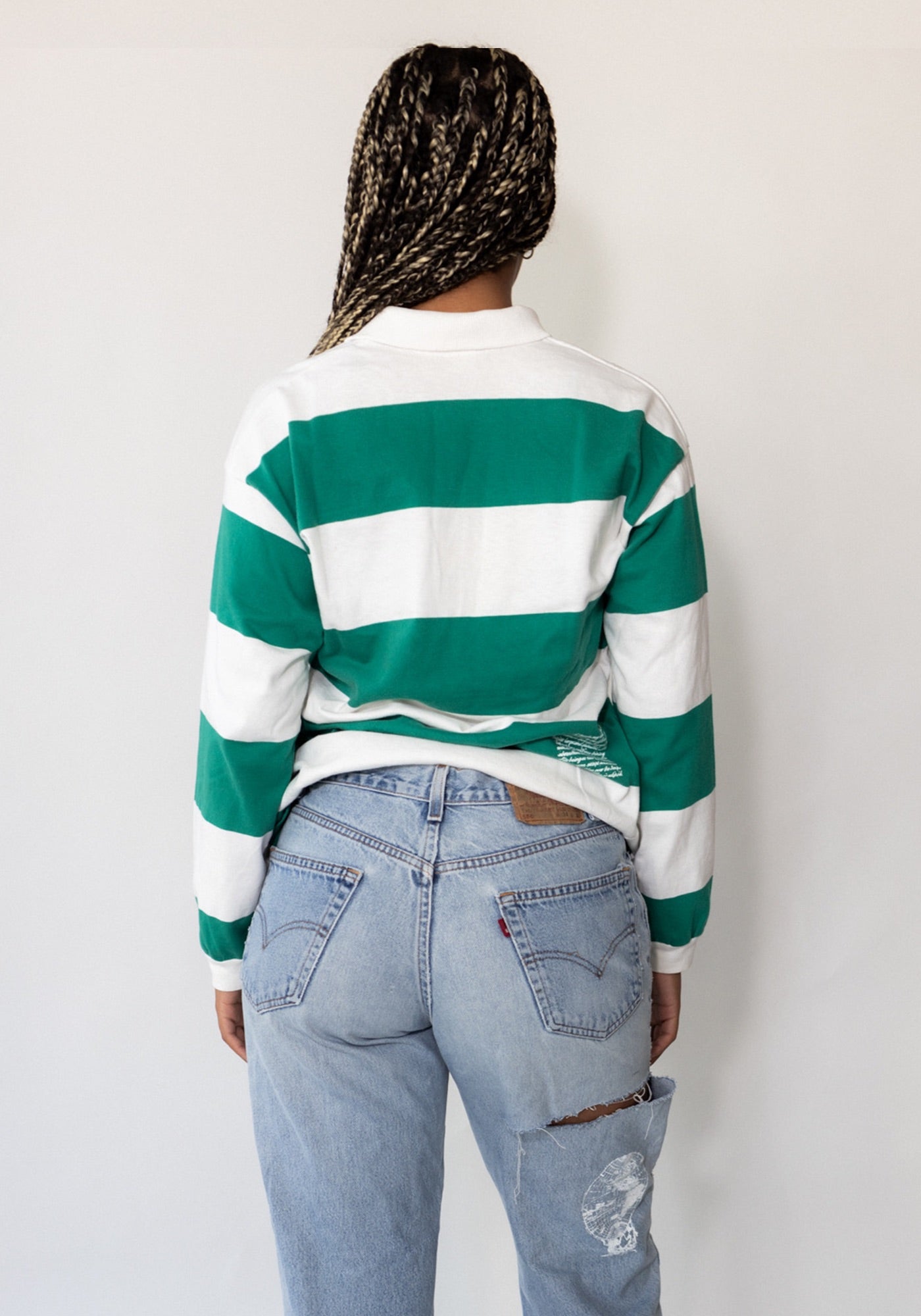 Striped Green Rugby Shirt