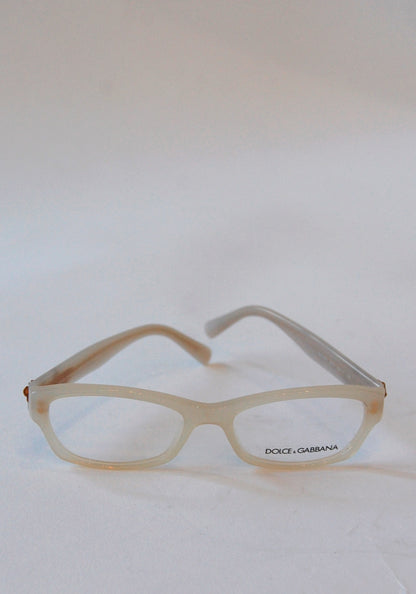 Dolce and Gabbana White Glasses