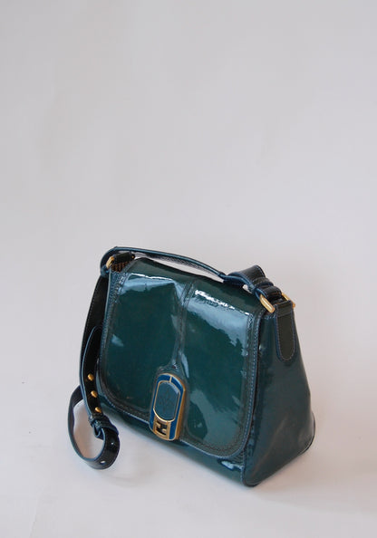 Fendi Blue Anna Flap Bag