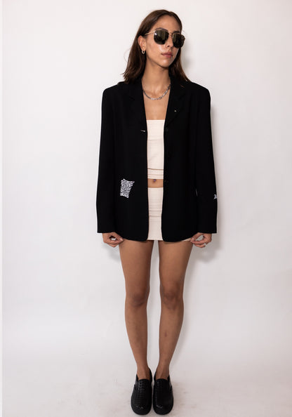 Lincoln Black Relaxed Blazer
