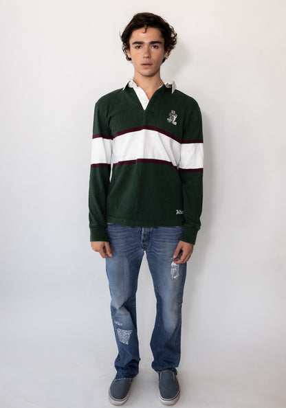 Green Striped #63 Rugby Shirt