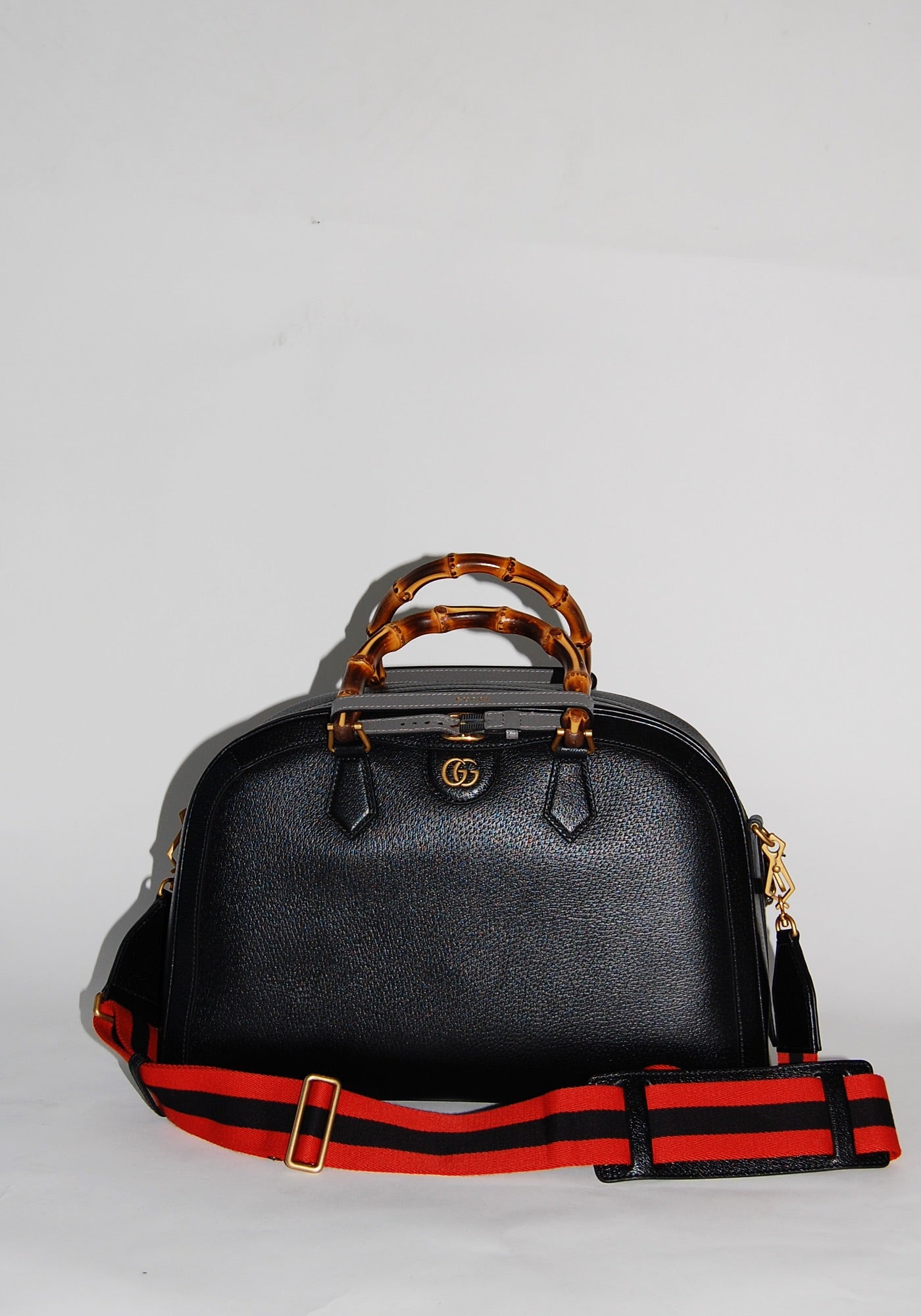 Gucci Black Large Diana Duffle Bag