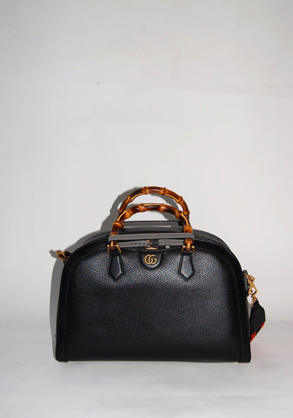 Gucci Black Large Diana Duffle Bag