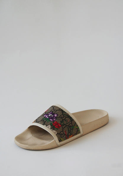 Gucci Floral Slides | Size: 39