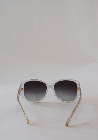 Dolce and Gabbana White Sicilian Lace Sunglasses