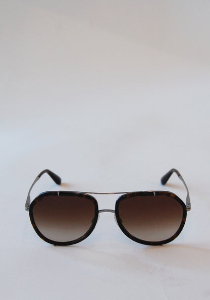 Dolce and Gabbana Tortoise Aviator Sunglasses
