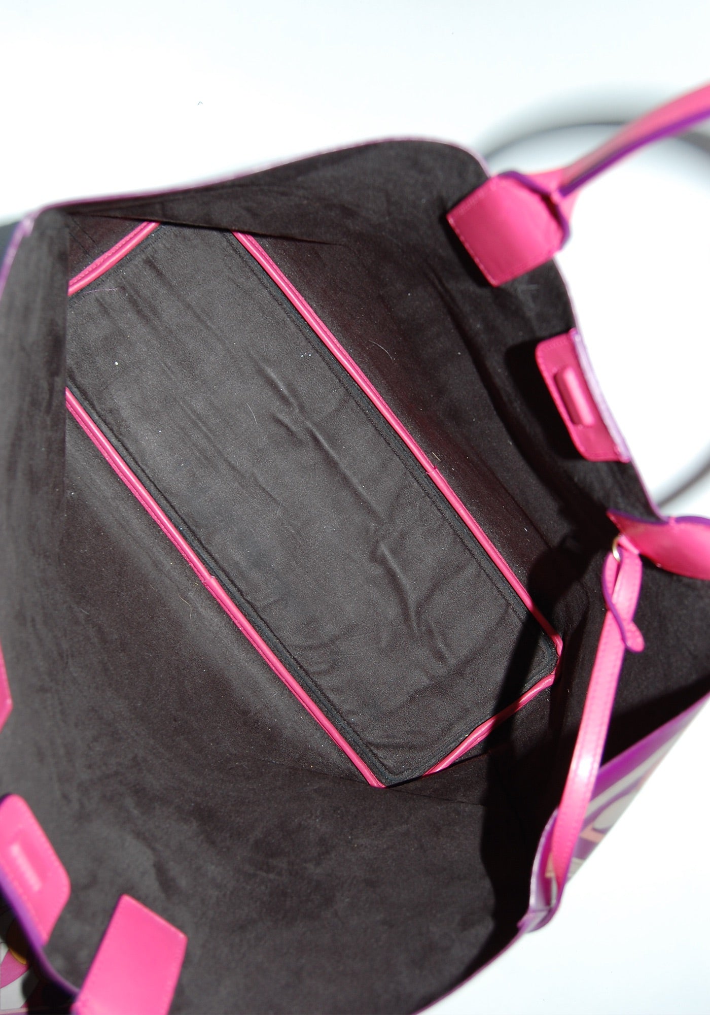 Emilio Pucci Printed Pink Tote Bag