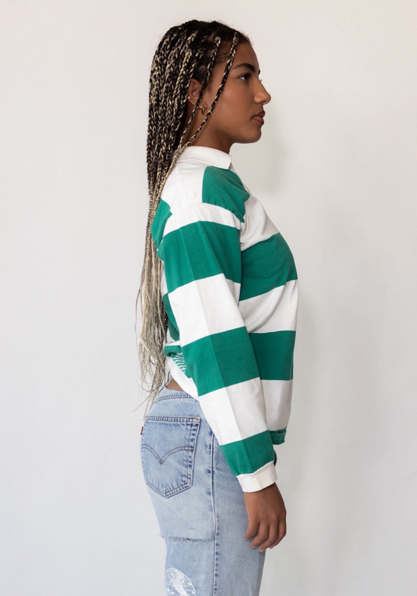 Striped Green Rugby Shirt